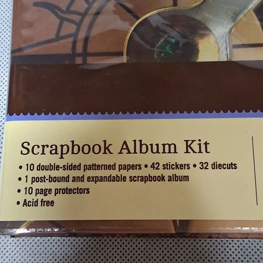 Recollections Explore 12x12 Scrapbook Album Kit 95 Pcs Post Bound 20 Pages New